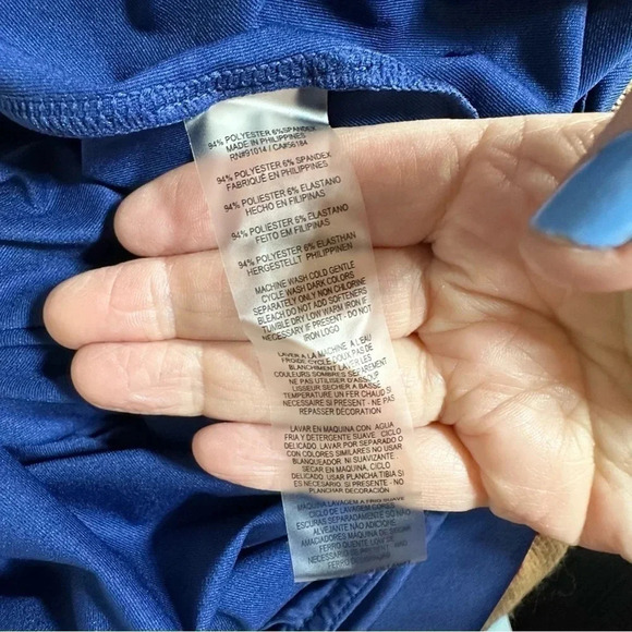 EPNY GOLF‎ XXL blue pull on moisture wicking golf skort back mesh pleat New - Picture 6 of 8